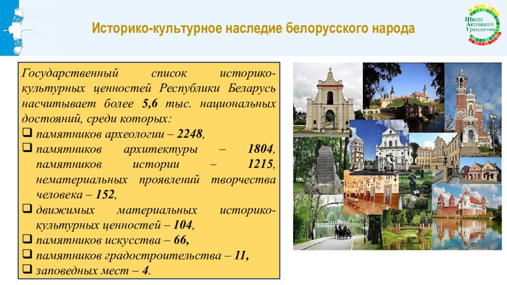 Историко-культурное наследие белорусского народа