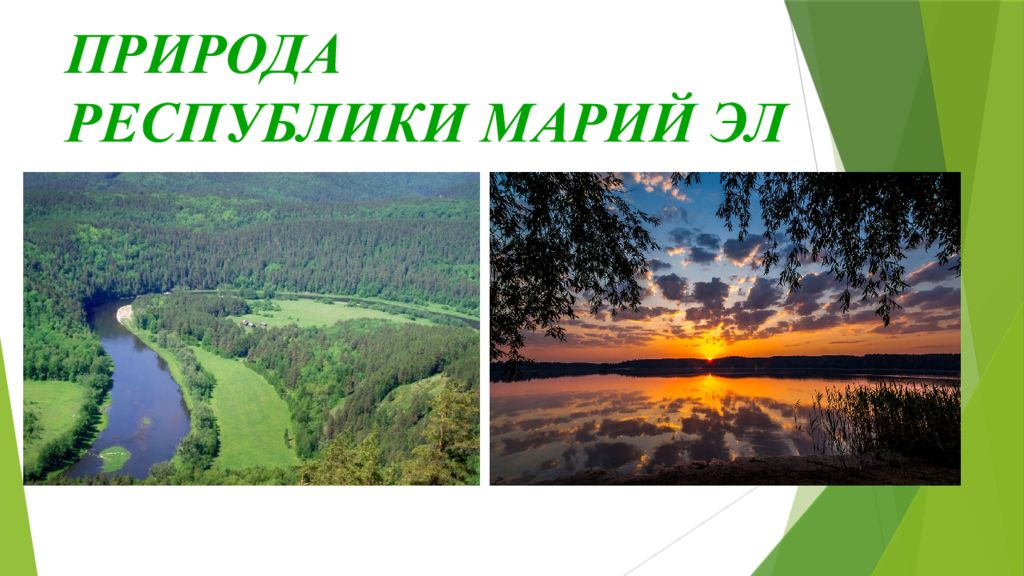 ПРИРОДА РЕСПУБЛИКИ МАРИЙ ЭЛ