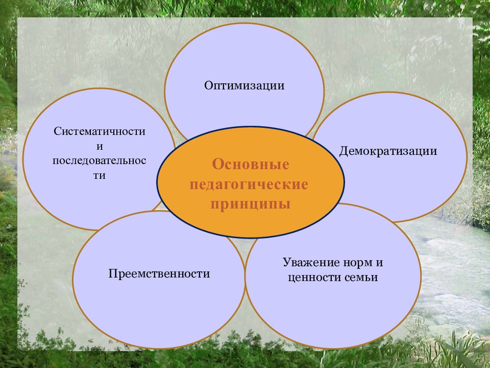 Схема педагогические ценности