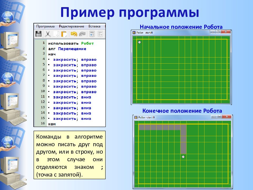 Презентация на тему робот по информатике