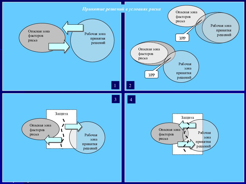 Риски принимаемых решений. Принятие риска. Зоны принятия решений. Принятия решений в рисках. Управление рисками в процессе принятия решений.