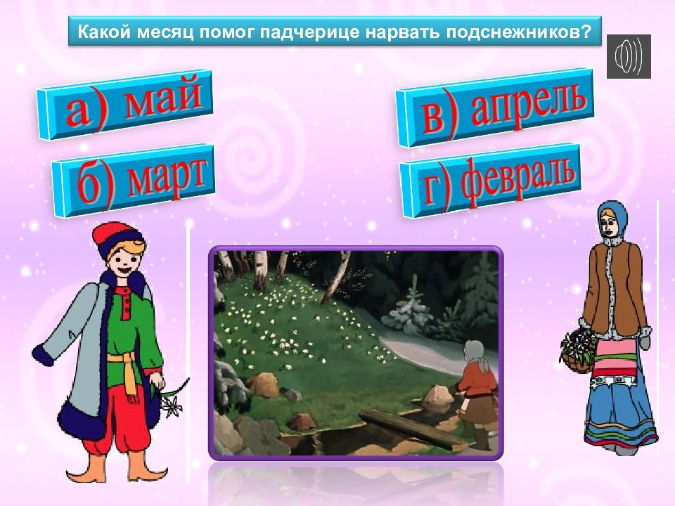 Месяц поможет. Кто помог падчерице:. Какой месяц помог падчерице в сказке 12 месяцев. Какой месяц помог падчерице с подснежниками. Кто из месяцев помог падчерице.