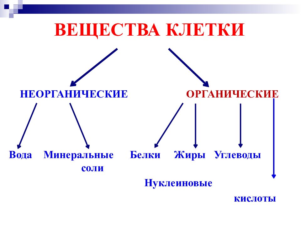 Неорганические вещества химия презентация