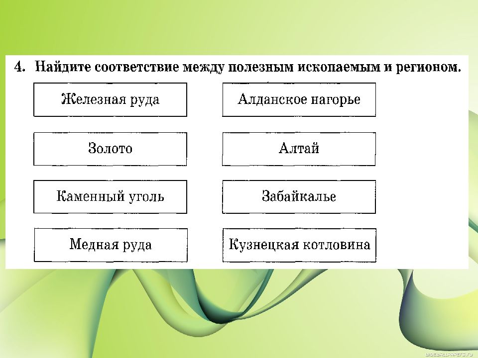 Установите соответствие между природными ресурсами. Найдите соответствии между полезными ископаемыми. Найдите соответствия между полезными ископаемыми и регионами. Установите соответствие полезных ископаемых. Установите соответствие между полезными ископаемыми.