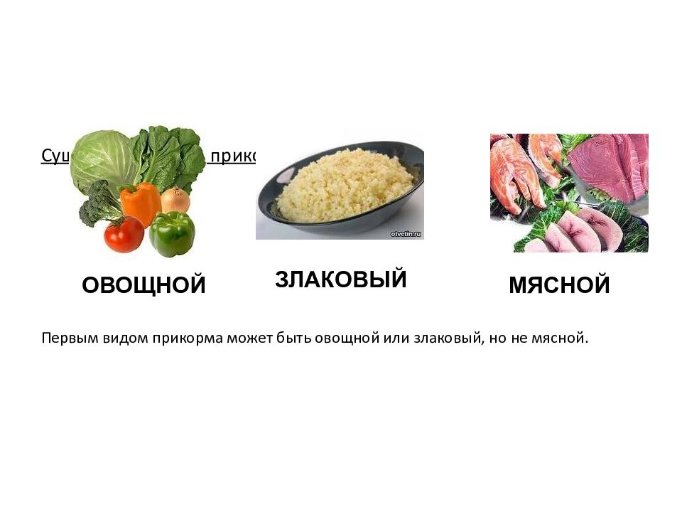 Прикорм мясо. Виды детского питания. Виды прикормов злаковый овощной. Виды мяса для прикорма. 3 Вида прикорма.