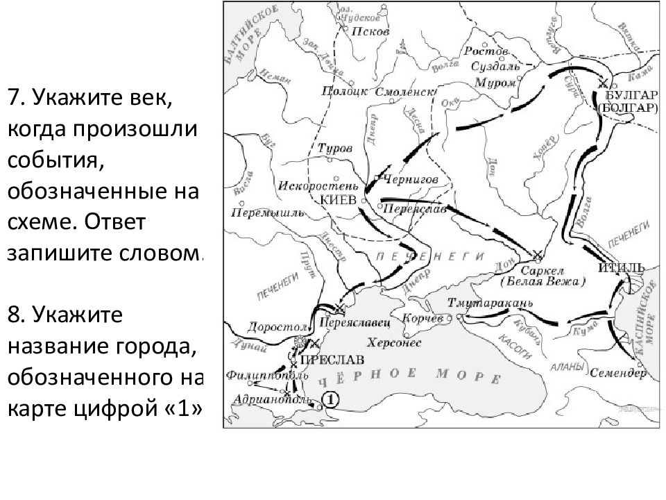 Укажите век к которому относятся события обозначенные на схеме ответ запишите словом