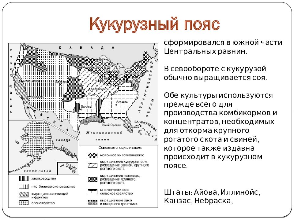 Презентация хозяйство сша