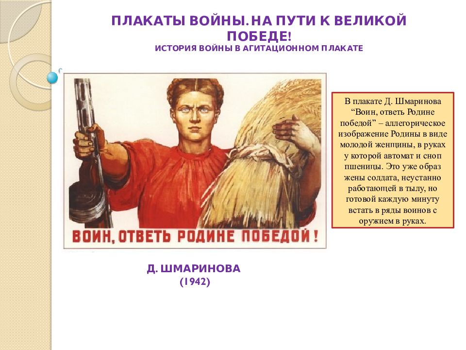 Плакаты доклад. Воин ответь родине победой. Воин ответь родине победой плакат. Плакат Шмаринова. Плакат воин.