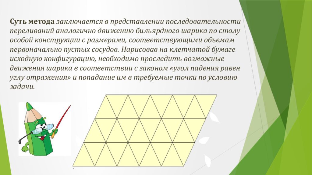 Представление последовательностей. Переливания задачи метод решения. Способ решения задач переливание. Решение задач на переливание методом бильярдного шара. Метод бильярда в решении задач на переливание.