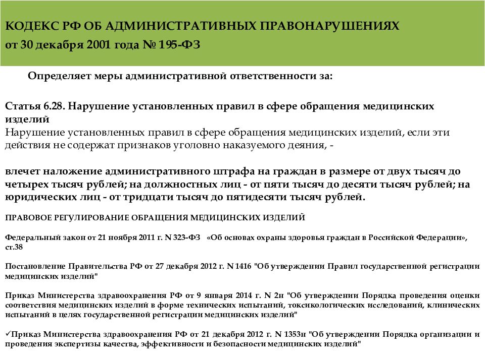 Административная ответственность медицинских работников презентация