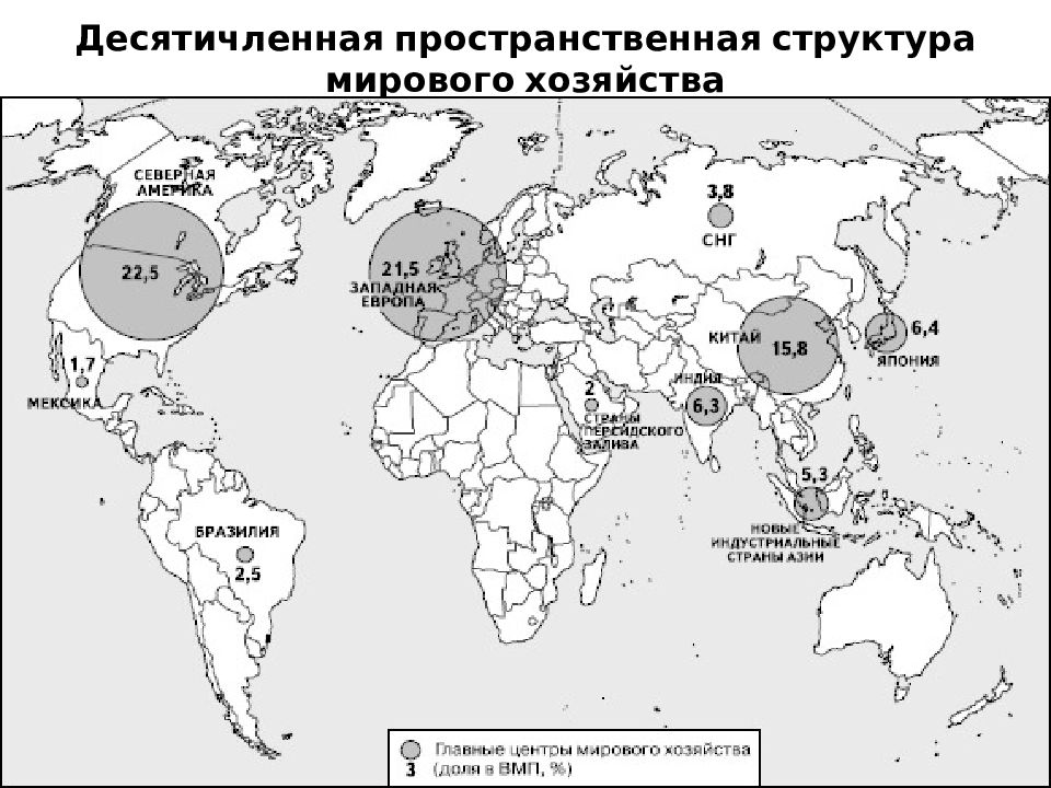 Развивающиеся страны севера. Десять центров мирового хозяйства на контурной карте. Основные центры мирового хозяйства контурная карта.