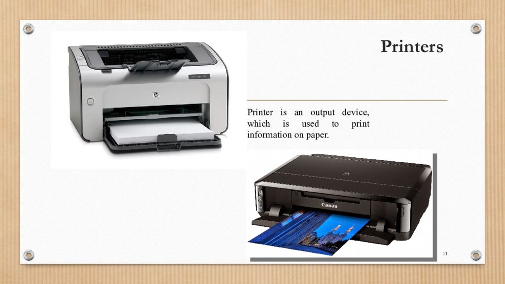 Printing devices. Printer is. Printer is a device. Устройство вывода слайд синий.
