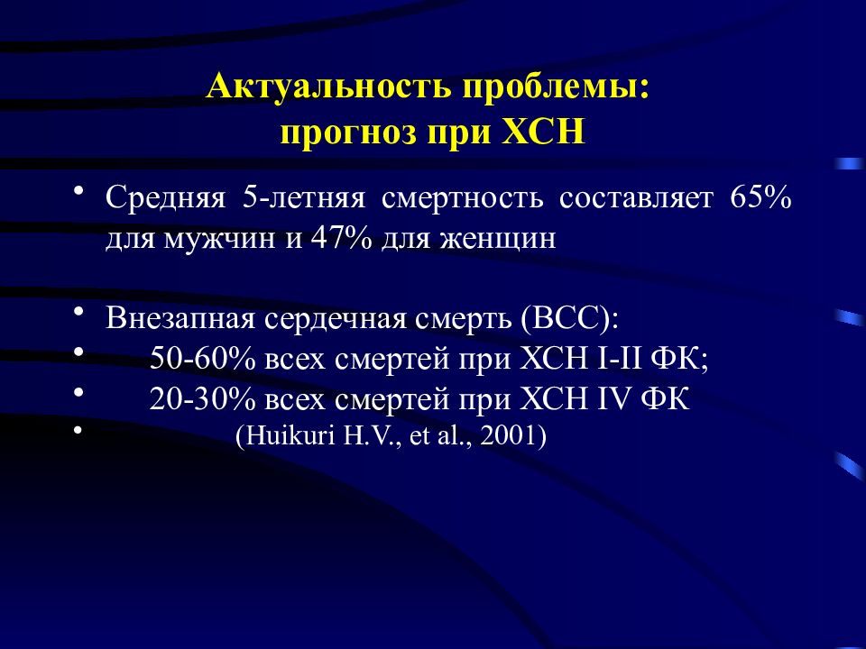 Хроническая сердечная недостаточность презентация