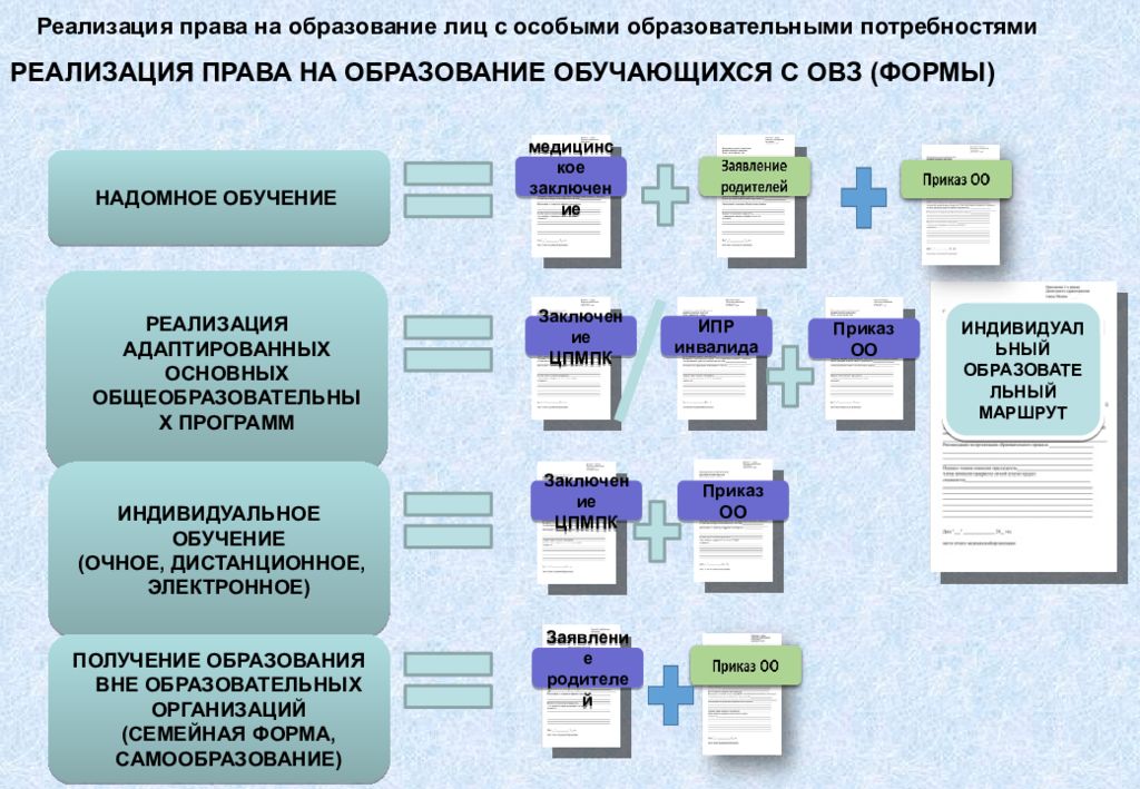 Надомное обучение овз