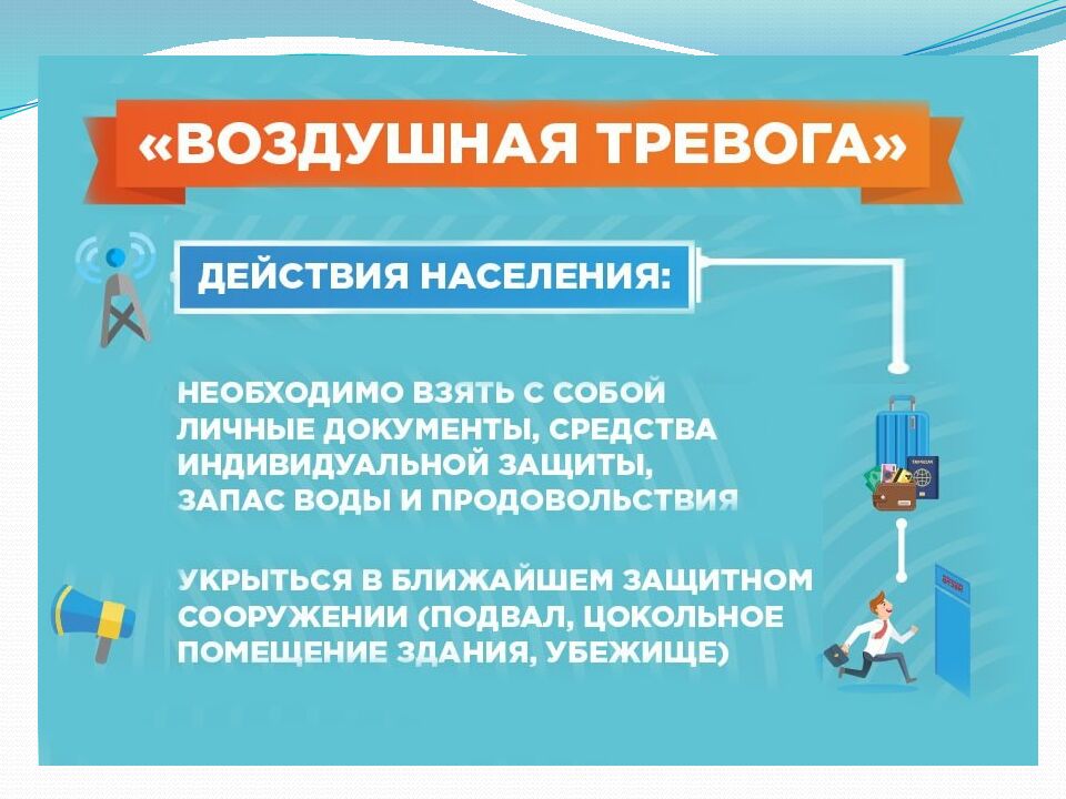 Сигналы оповещения гражданской обороны: виды и действия населения