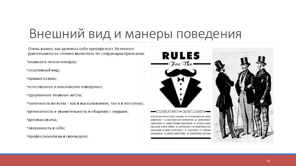 Внешний вид поведение. Внешний вид и манеры. Манеры поведения. Типы манеры поведения. Манеры джентльмена.