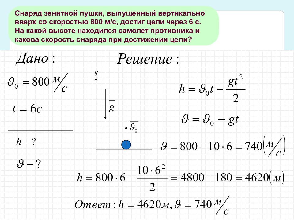 Презентация свободное падение тел 10 класс