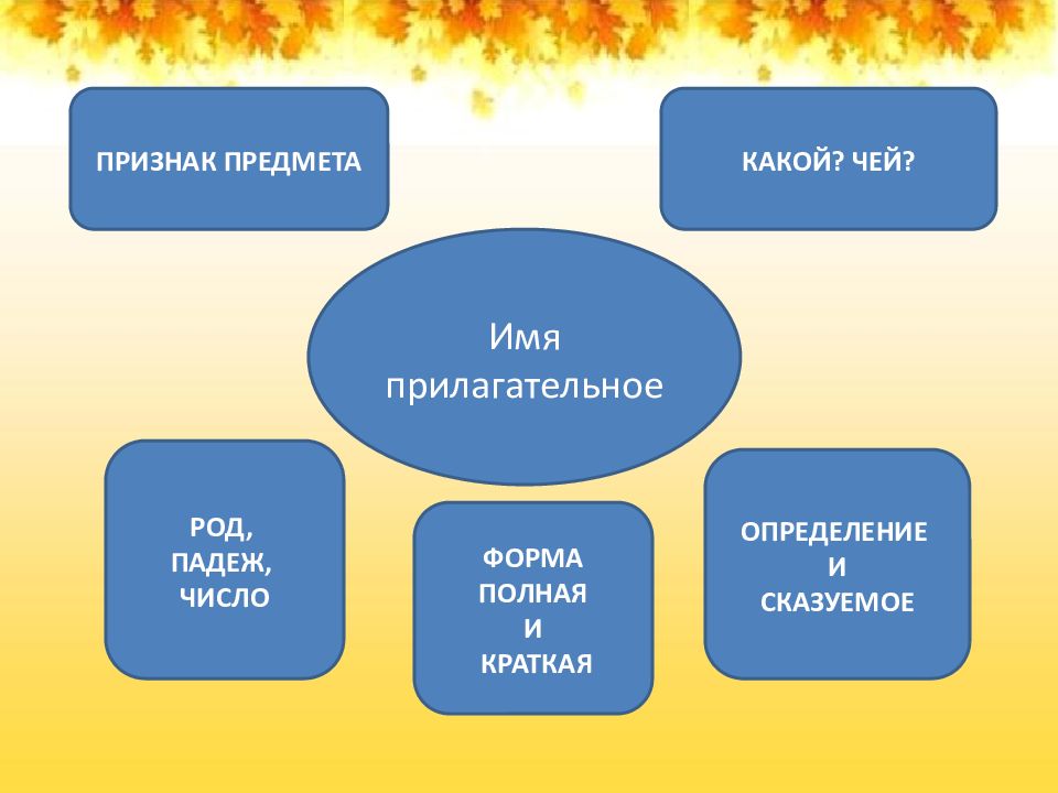 Имя прилагательное повторение изученного в 5 классе презентация