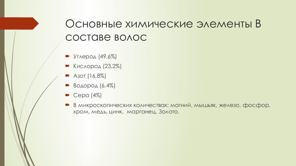 Блеск и сила здоровых волос с точки зрения химика проект