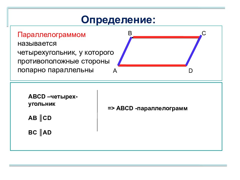 Презентация на тему площадь четырехугольника