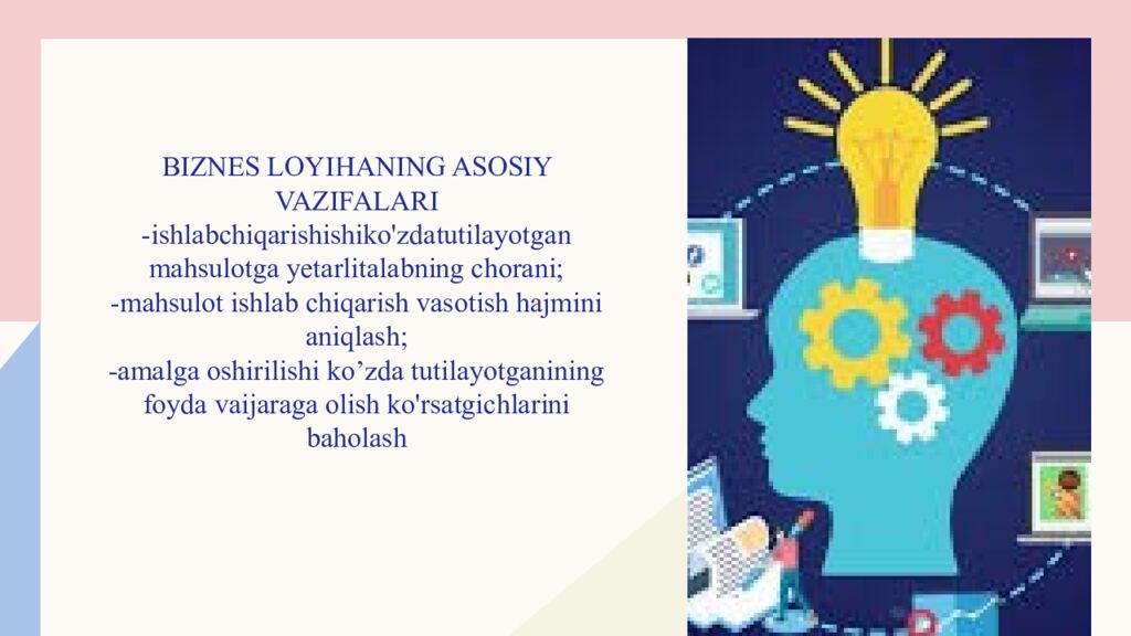 Y axshi biznes-g‘oya va start-up loyihalarni tuzishning tadbirkorlik