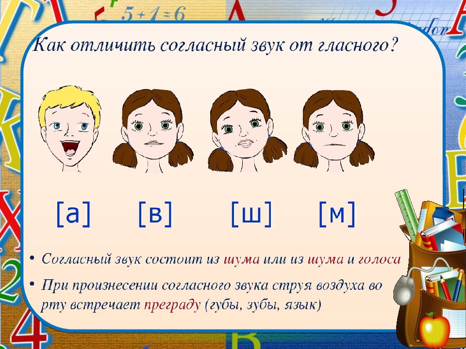 Звуки и буквы смыслоразличительная роль звуков и букв в слове презентация 1 класс школа россии