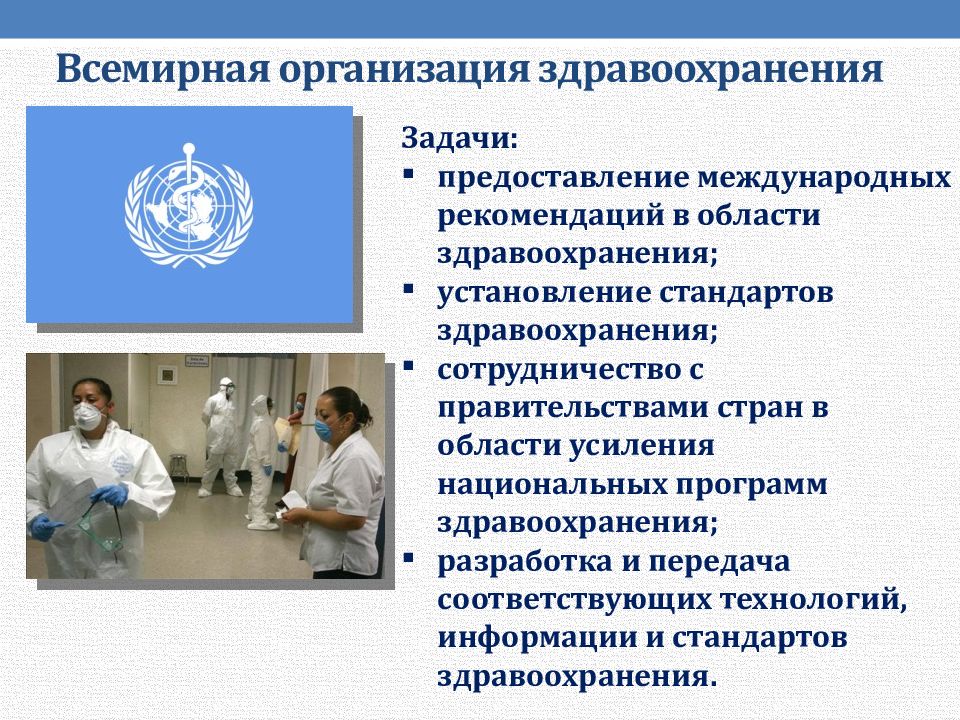 Воз всемирная организация здравоохранения презентация