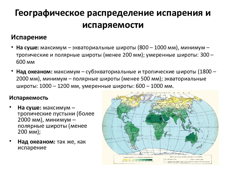 Испаряемость в петропавловске камчатском