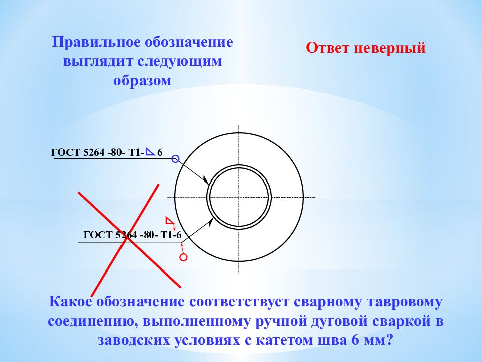 Обозначение сварного шва на чертеже гост 5264 80 обозначение