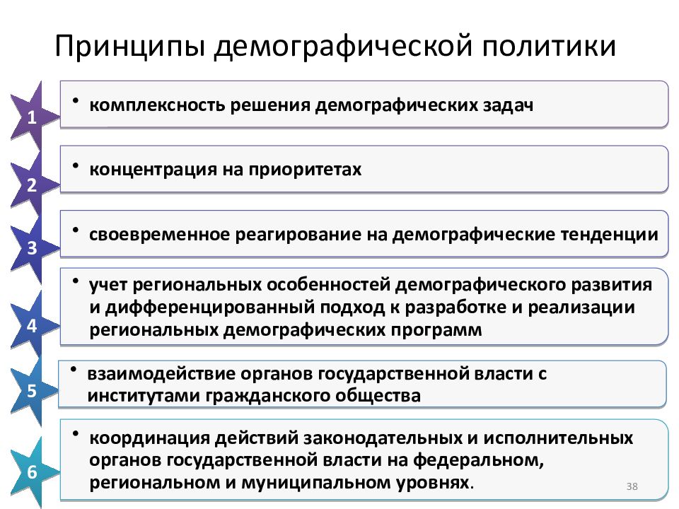 Проект демографическая политика