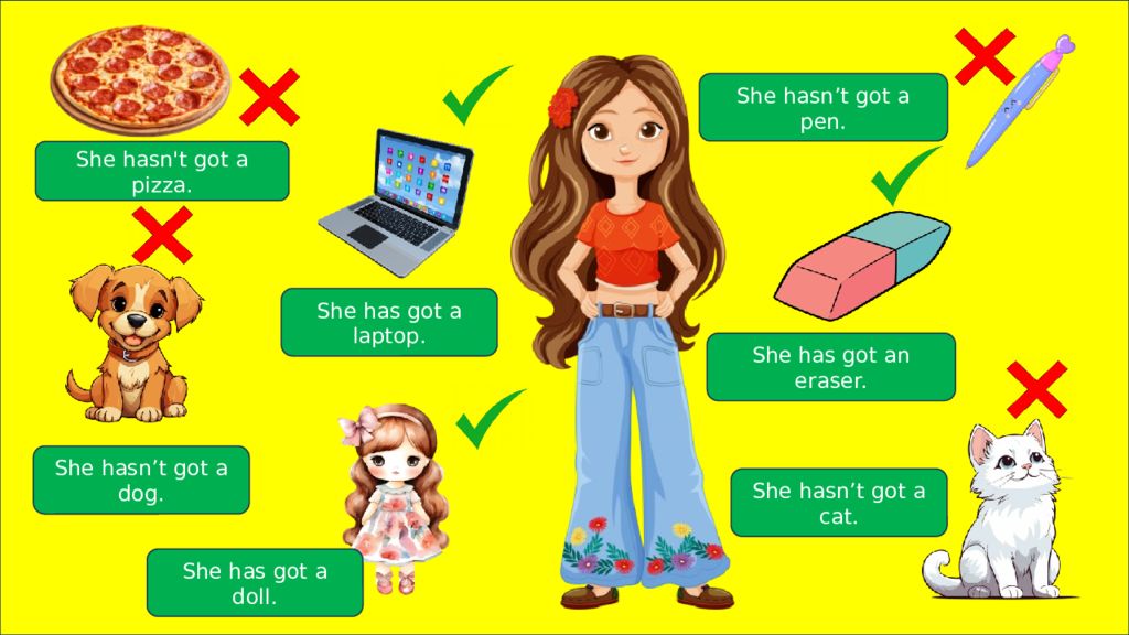 Hello! I am Jenny. I am eight.
Let’s learn have got / has got.
What’s your name Hello! I am Jenny. I am eight. Let’s learn have got / has got. What’s your name