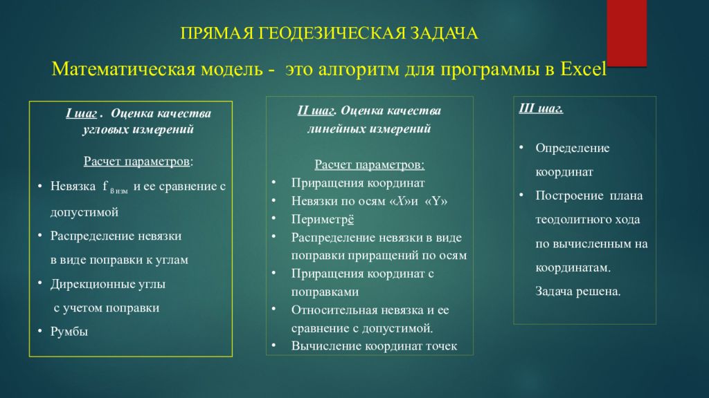 Геодезическая задача. Прямая и Обратная задача геодезии. Научные задачи геодезии.