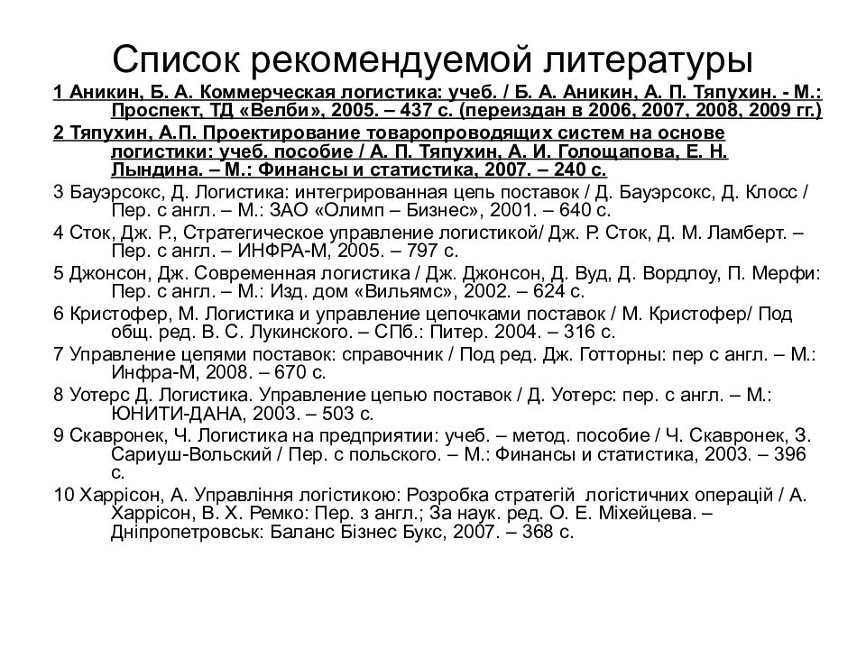 Государственного управления список литературы