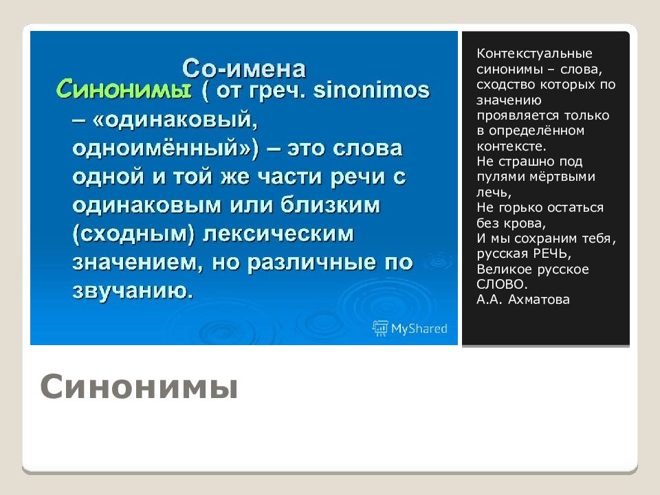 Употребление синонимов антонимов паронимов