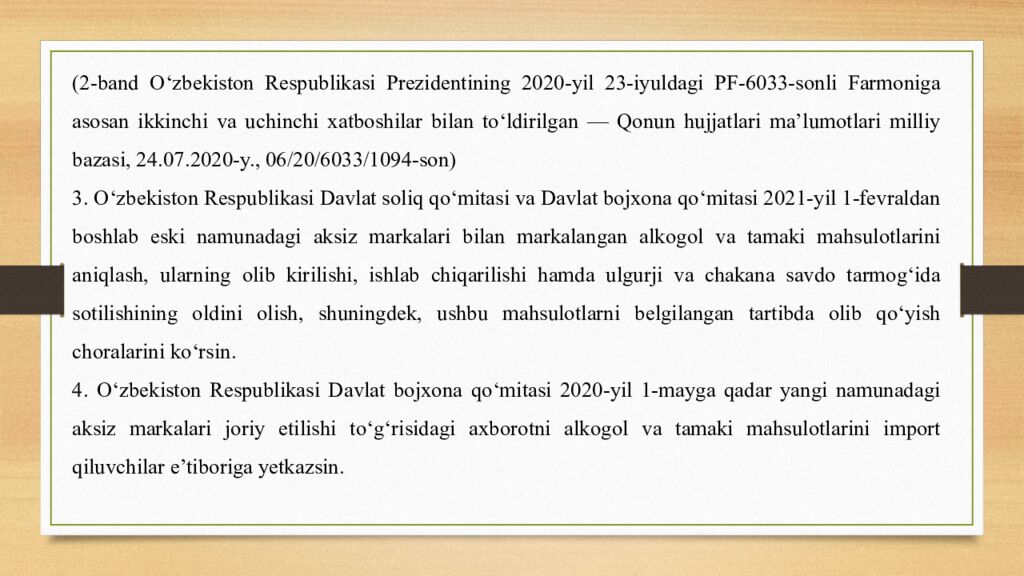 Mavzu : Aksiz soliģi va uning hisoblanishi