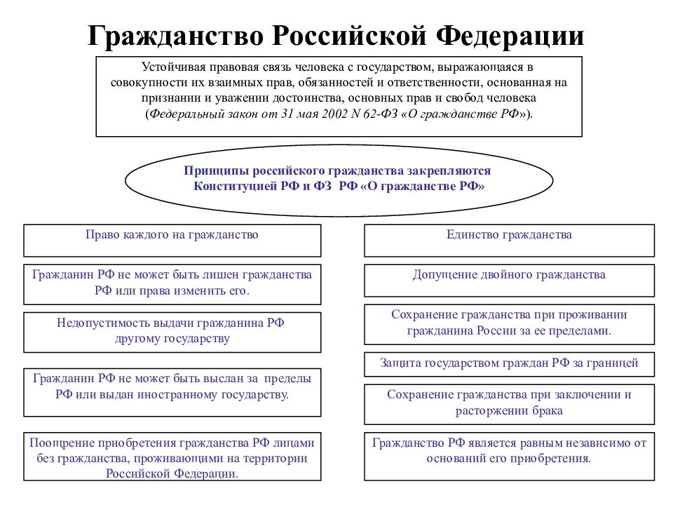 Понятие гражданства презентация