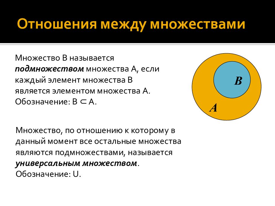 Множество элементы множества 6 класс презентация