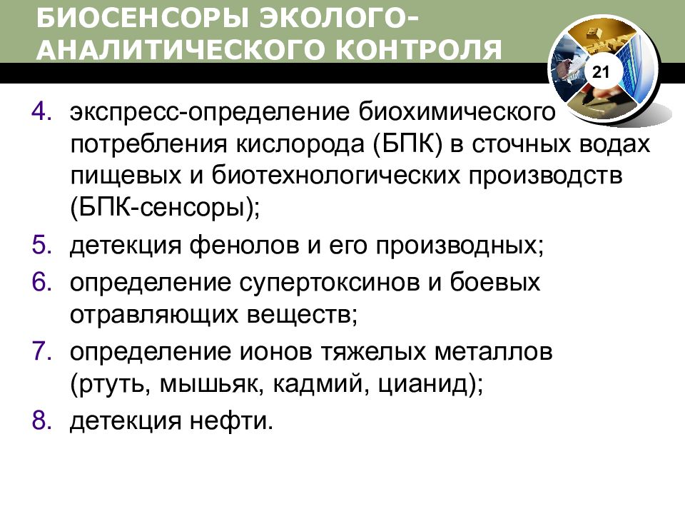 Экспресс определение. Задачи эколого аналитического контроля. Биосенсоры для мониторинга. Эколого аналитический мониторинг. Классификация биосенсоров.