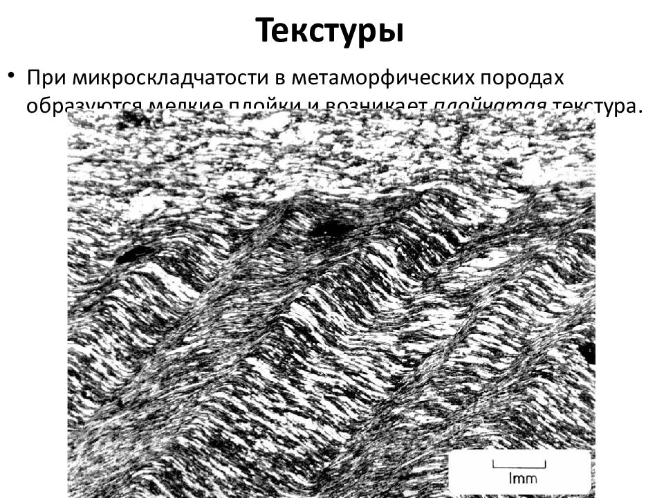 Текстуры метаморфических пород