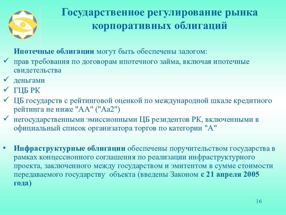 Государственное регулирование финансового рынка. Гос регулирование финансового рынка. Облигации могут быть обеспечены. Корпоративные облигации могут быть.