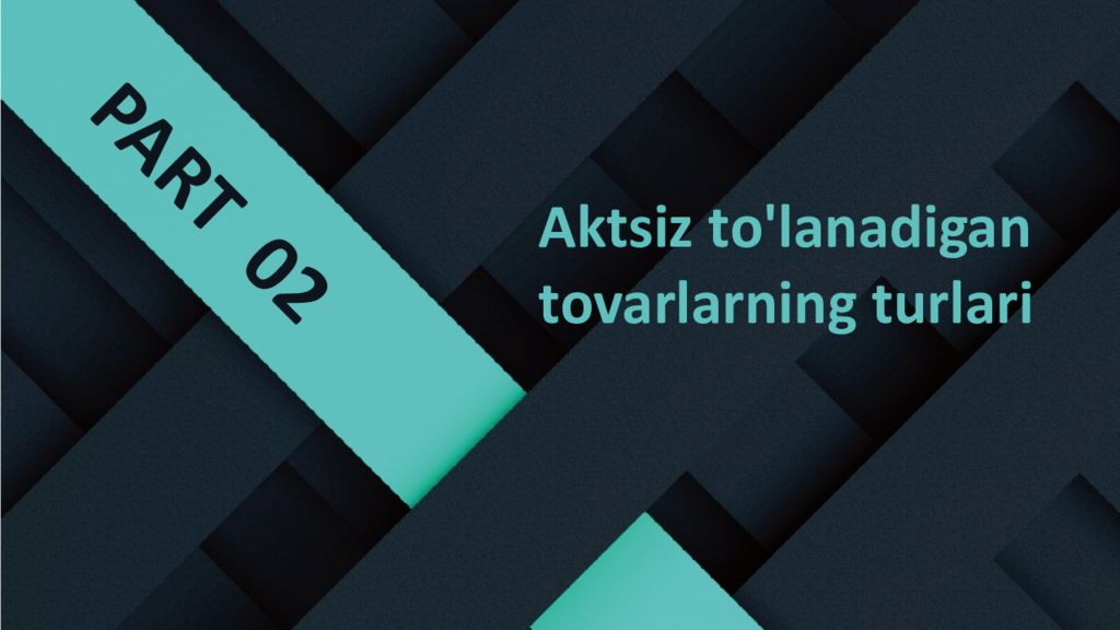 Axrorbek Dexqonov
Aktsiz Solig'i Axrorbek Dexqonov Aktsiz Solig'i