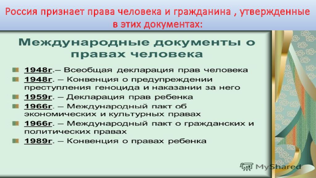 3 примера политических прав российских граждан