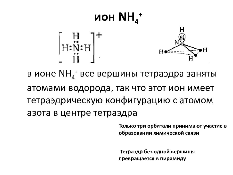 Nh4 гибридизация. Гибридизация Иона аммония. Гибридизация катиона аммония. Гибридизация ионов. Гибридизация азота.