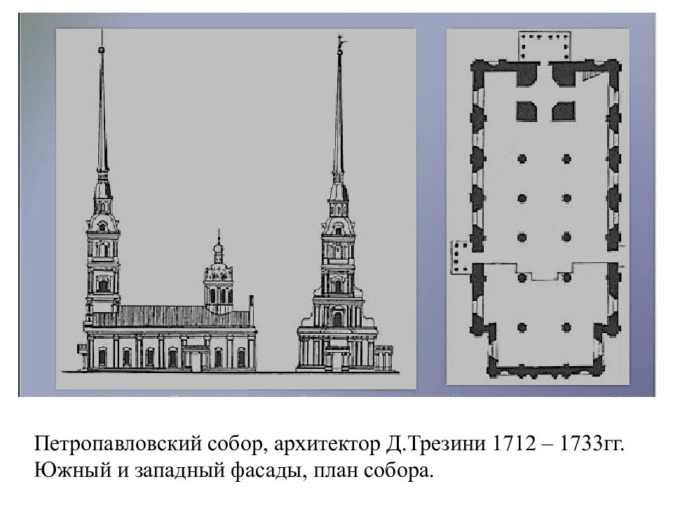 Петропавловский собор автор проекта