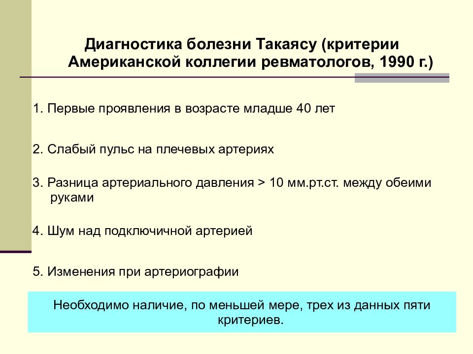 Синдром такаясу презентация