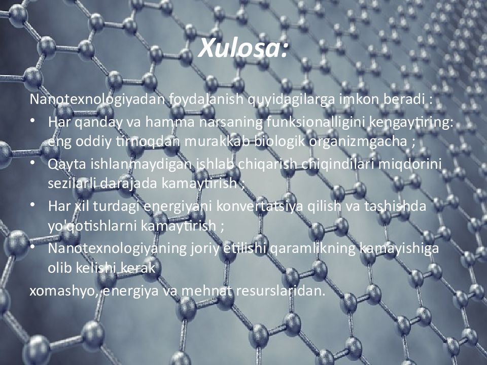 Jizzax Politexnika institutini Xulosa: