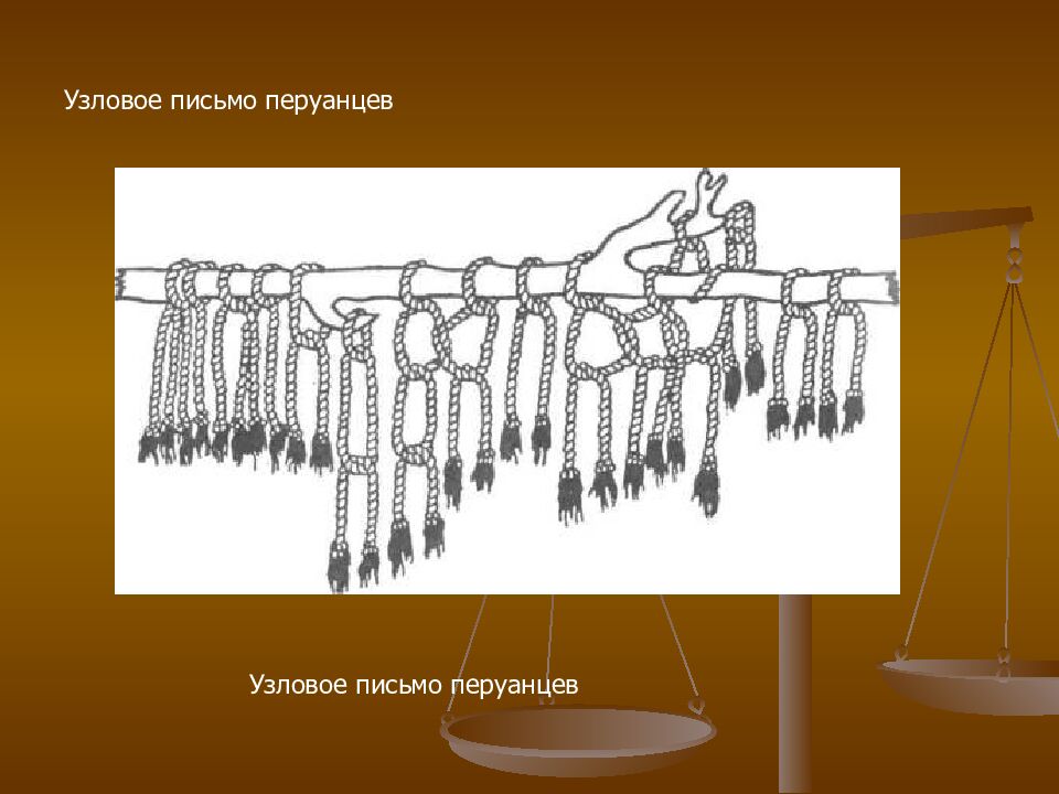 Узловое письмо перуанцев