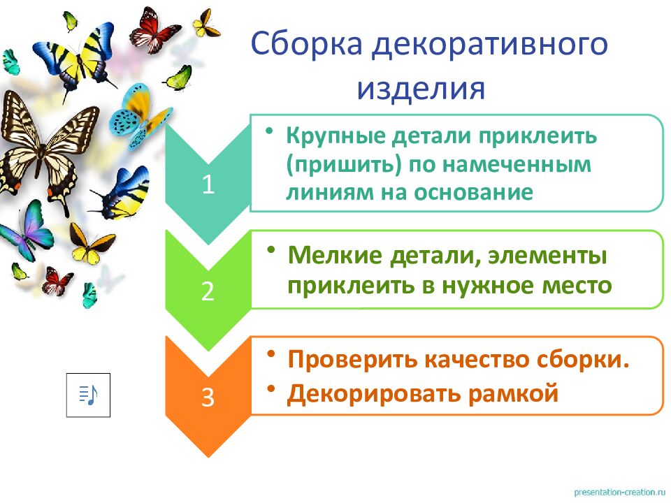 Сборка декоративного изделия
