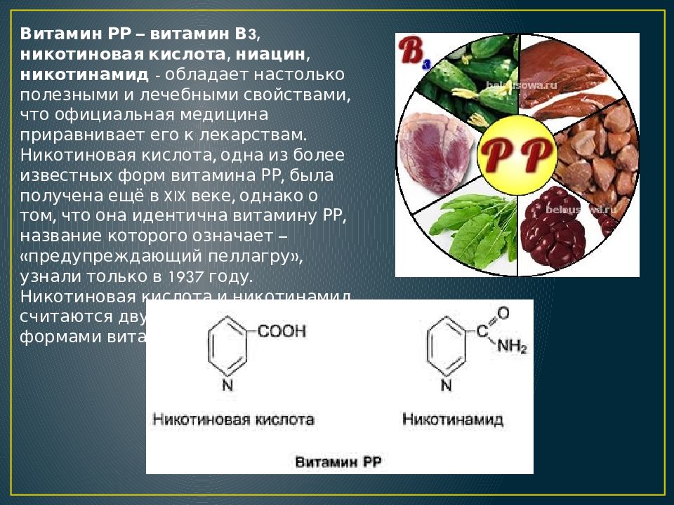 Витамин рр презентация