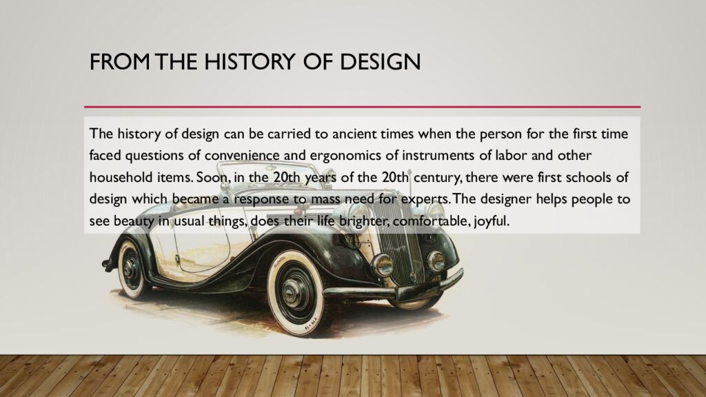 From THE history OF DESIGN